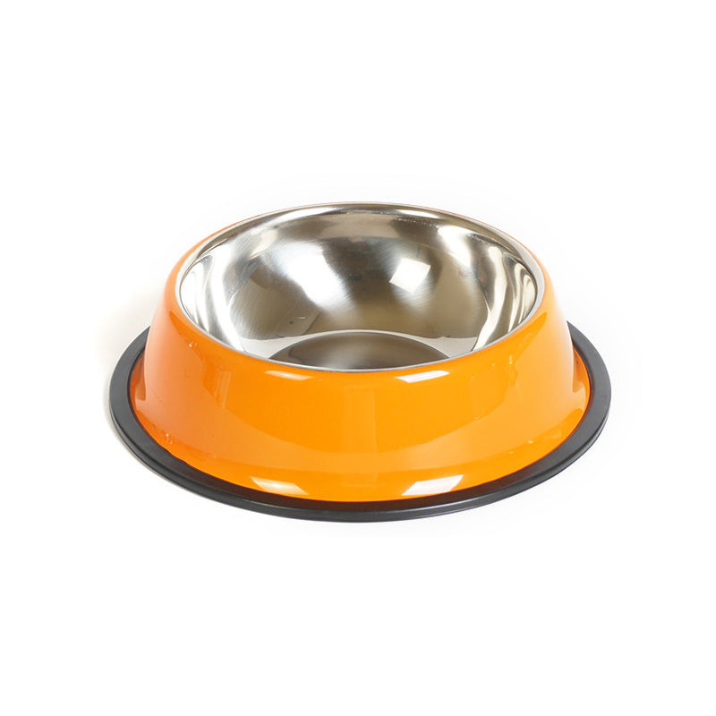 Colored Stainless Steel Feeding Bowls W/ Multiple Sizes