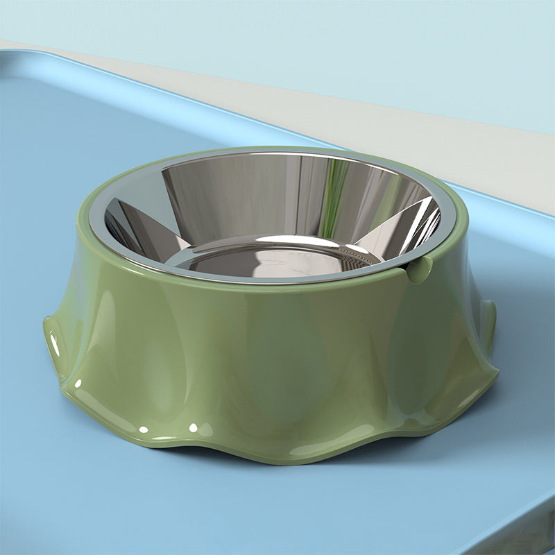 Colored Stainless Steel Feeding Bowls