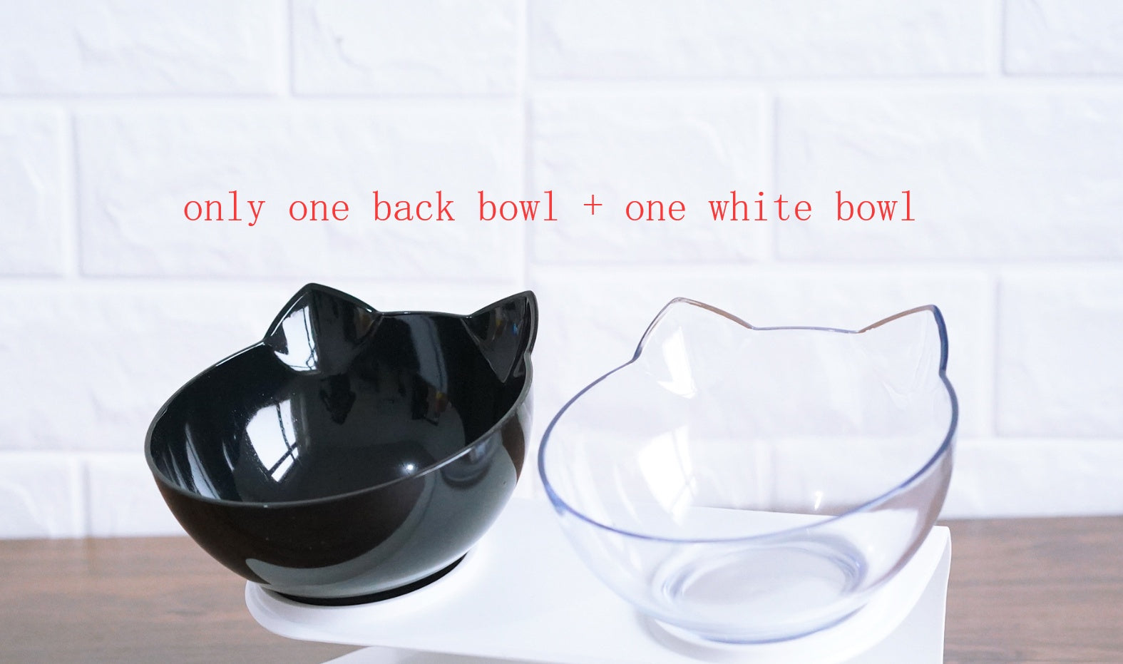 Modern Oblique Pet Feeding Bowls