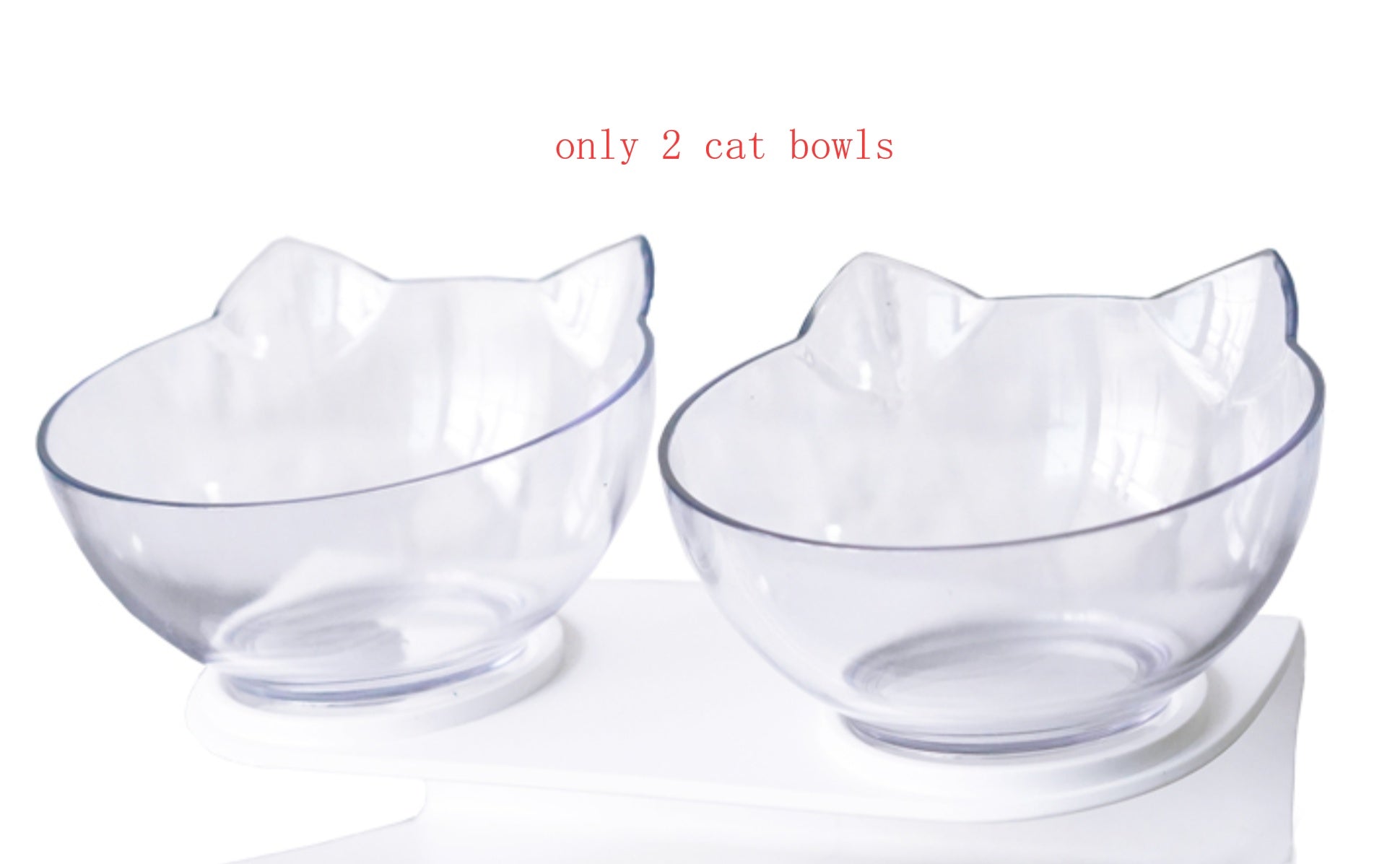Modern Oblique Pet Feeding Bowls