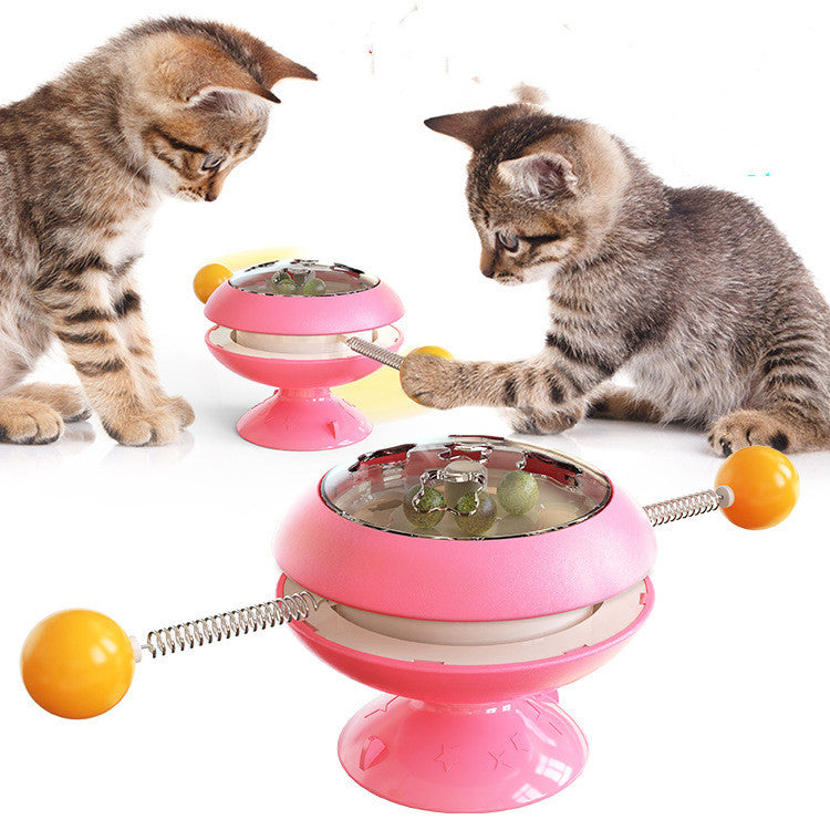 Interactive Rotating Cat Toy