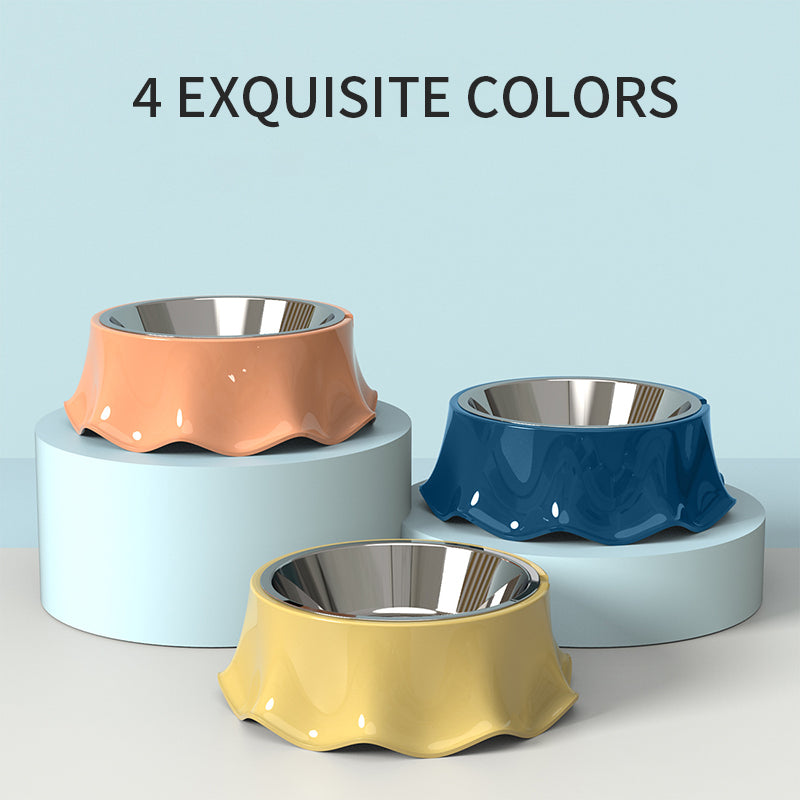 Colored Stainless Steel Feeding Bowls