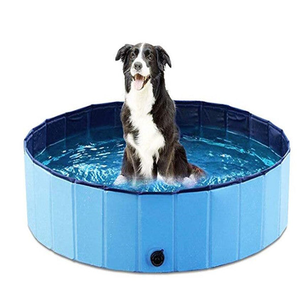 Foldable Pet Swimming Pools W/ Multiple Sizes