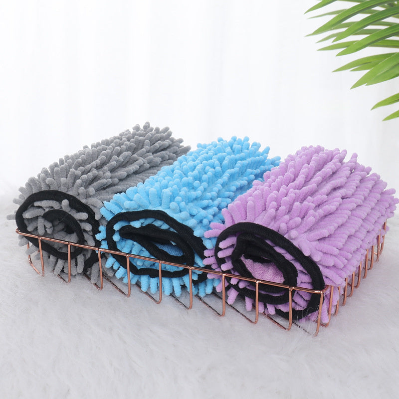 Colored Microfiber Pet Bath Towels