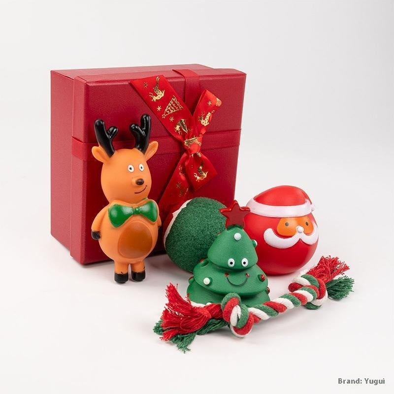 Christmas Bite-Resistant Toy Set