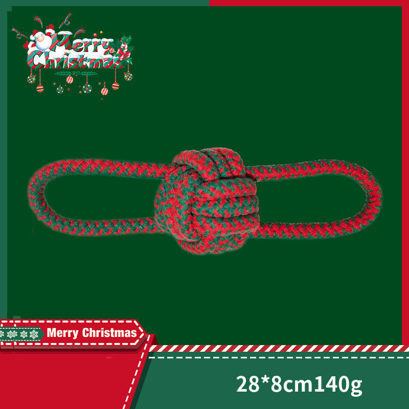 Christmas Doggy Knot Toys