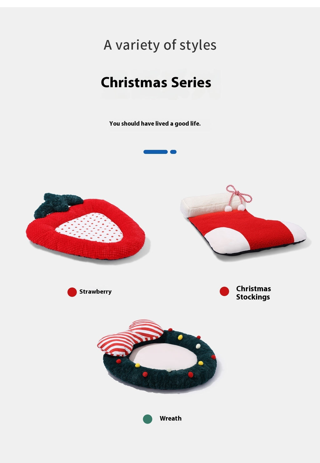 Assorted Christmas Pet Mats