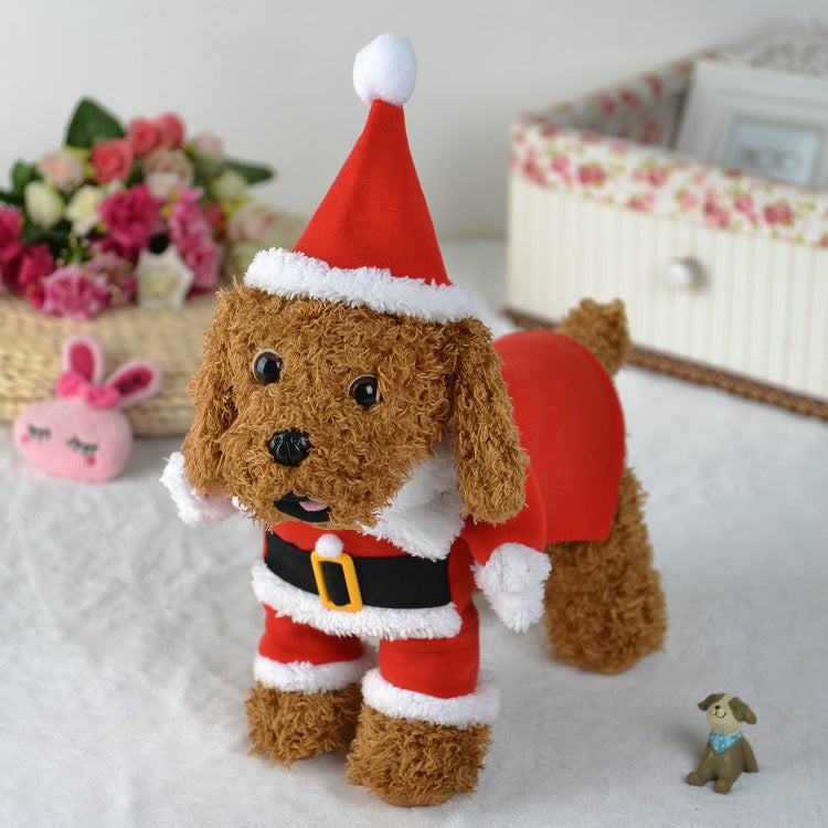 Christmas Santa Standing Pet Costume