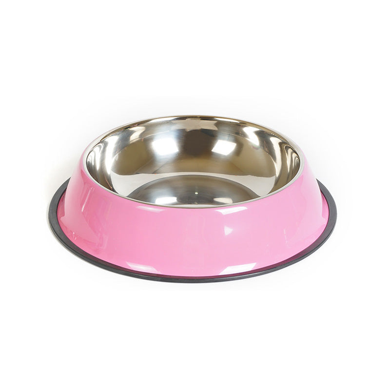 Colored Stainless Steel Feeding Bowls W/ Multiple Sizes