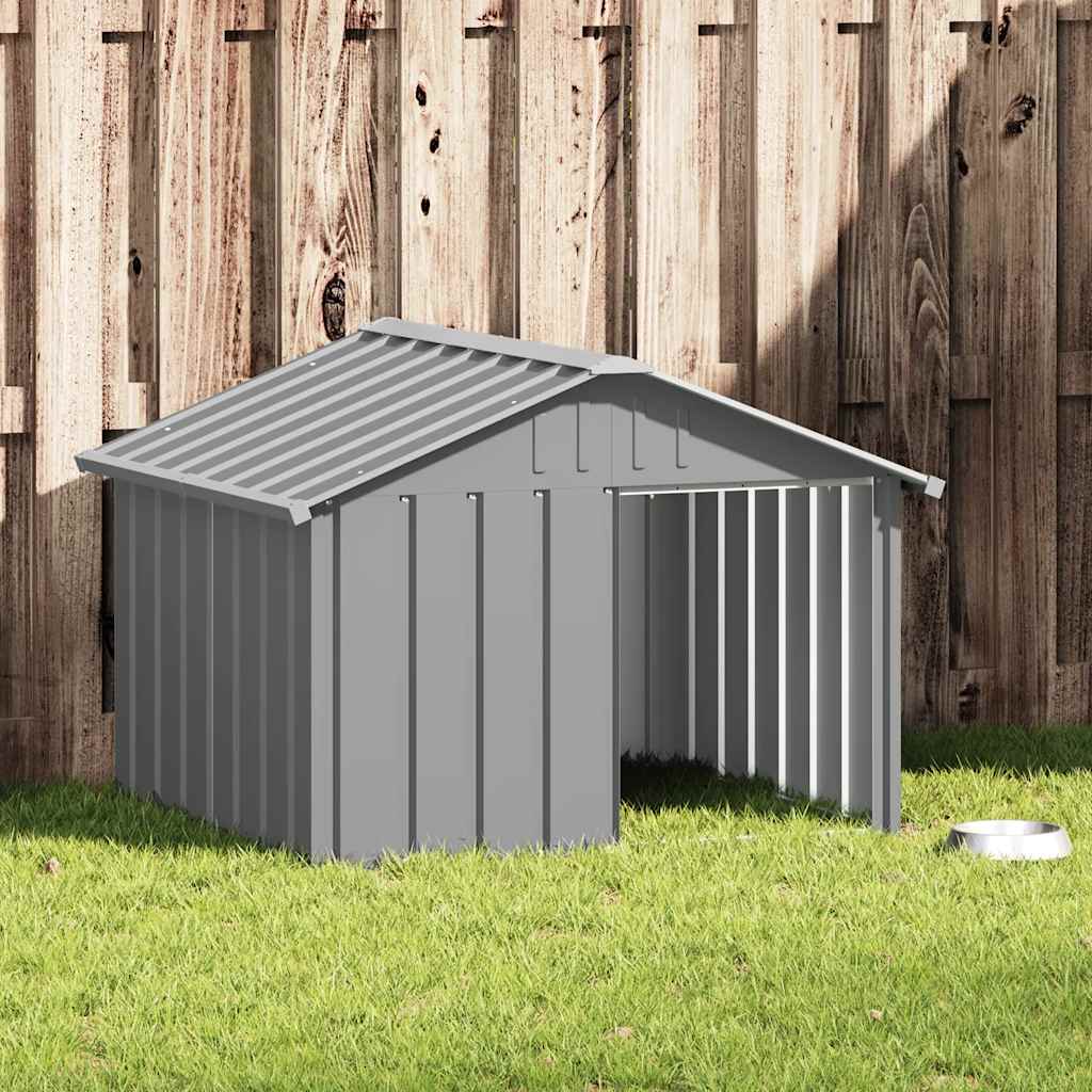 Galvanized Steel Outdoor Dog Kennel