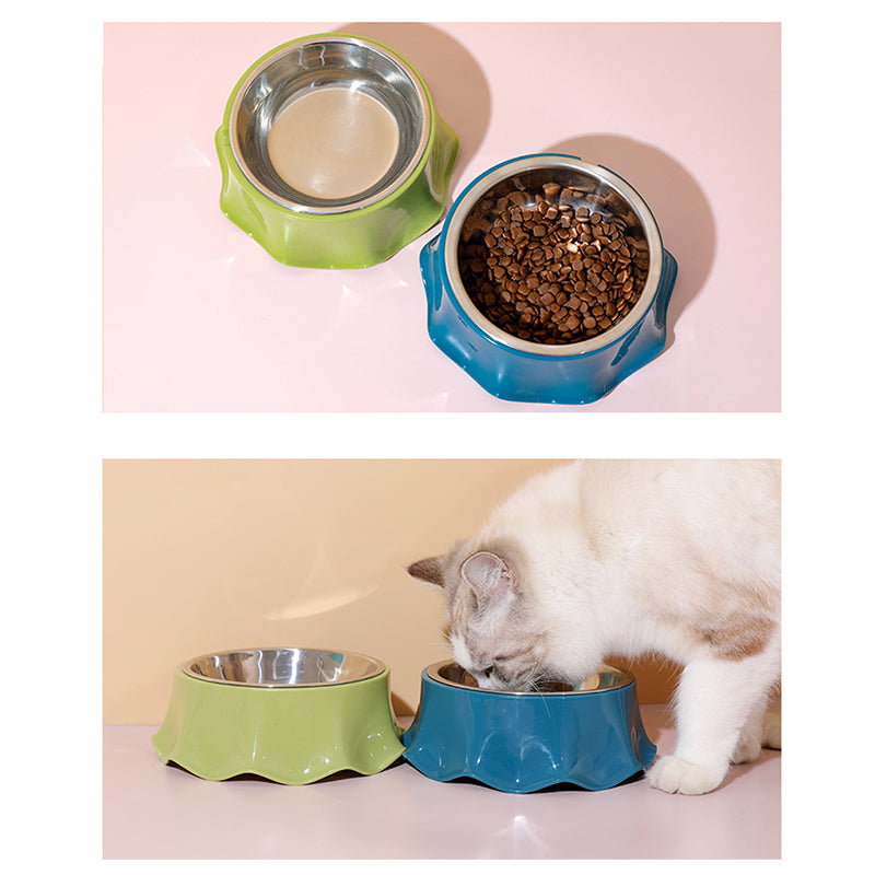 Colored Stainless Steel Feeding Bowls
