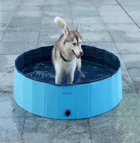 Foldable Pet Swimming Pools W/ Multiple Sizes