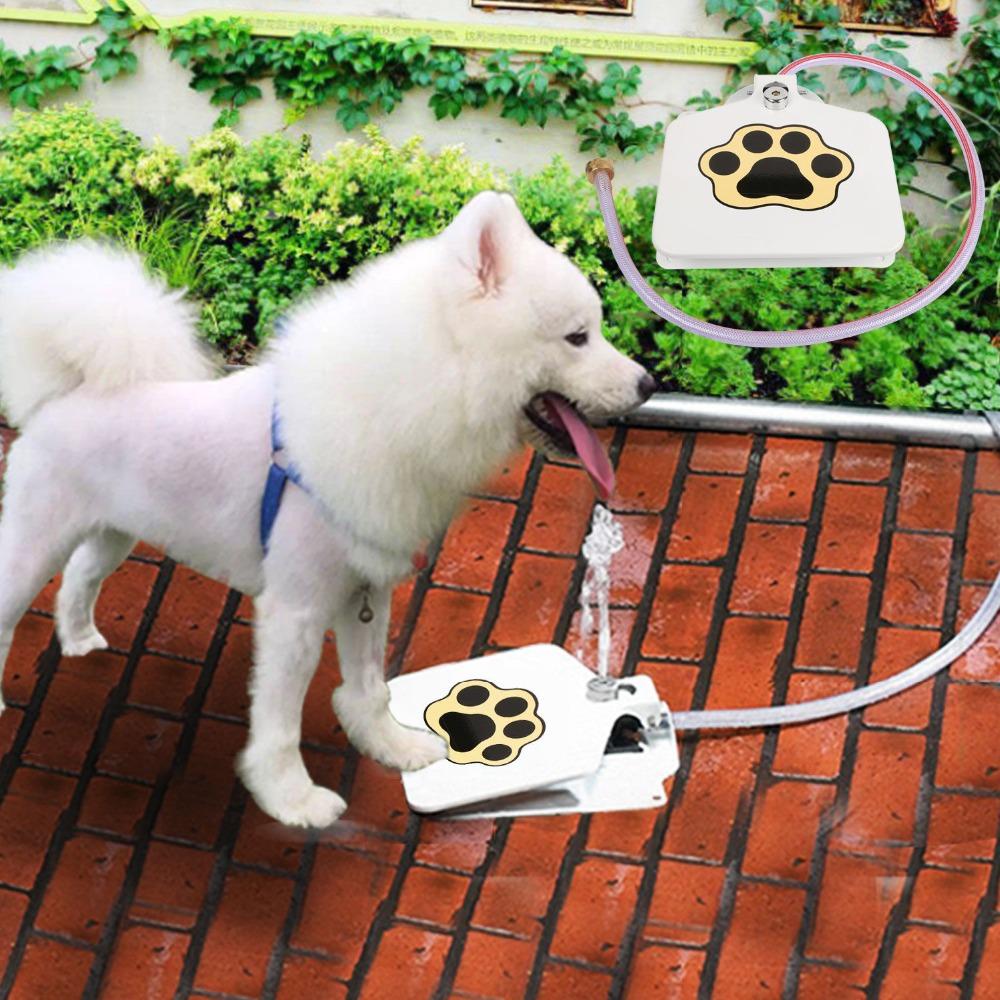 Outdoor Pet Water Fountain Pressure Plate