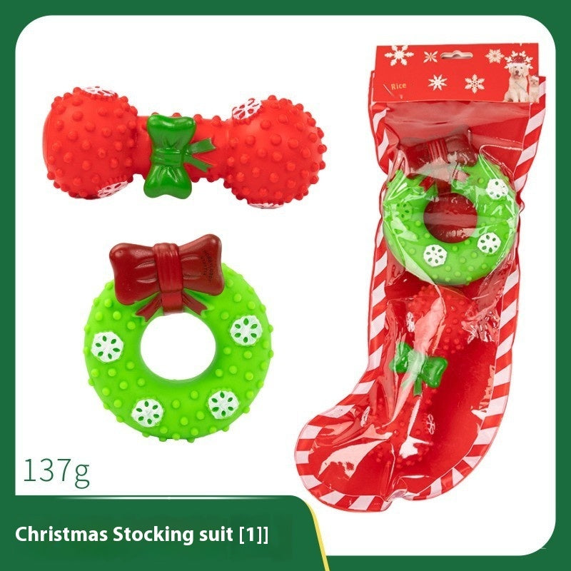 Christmas Bite-Resistant Toy Set