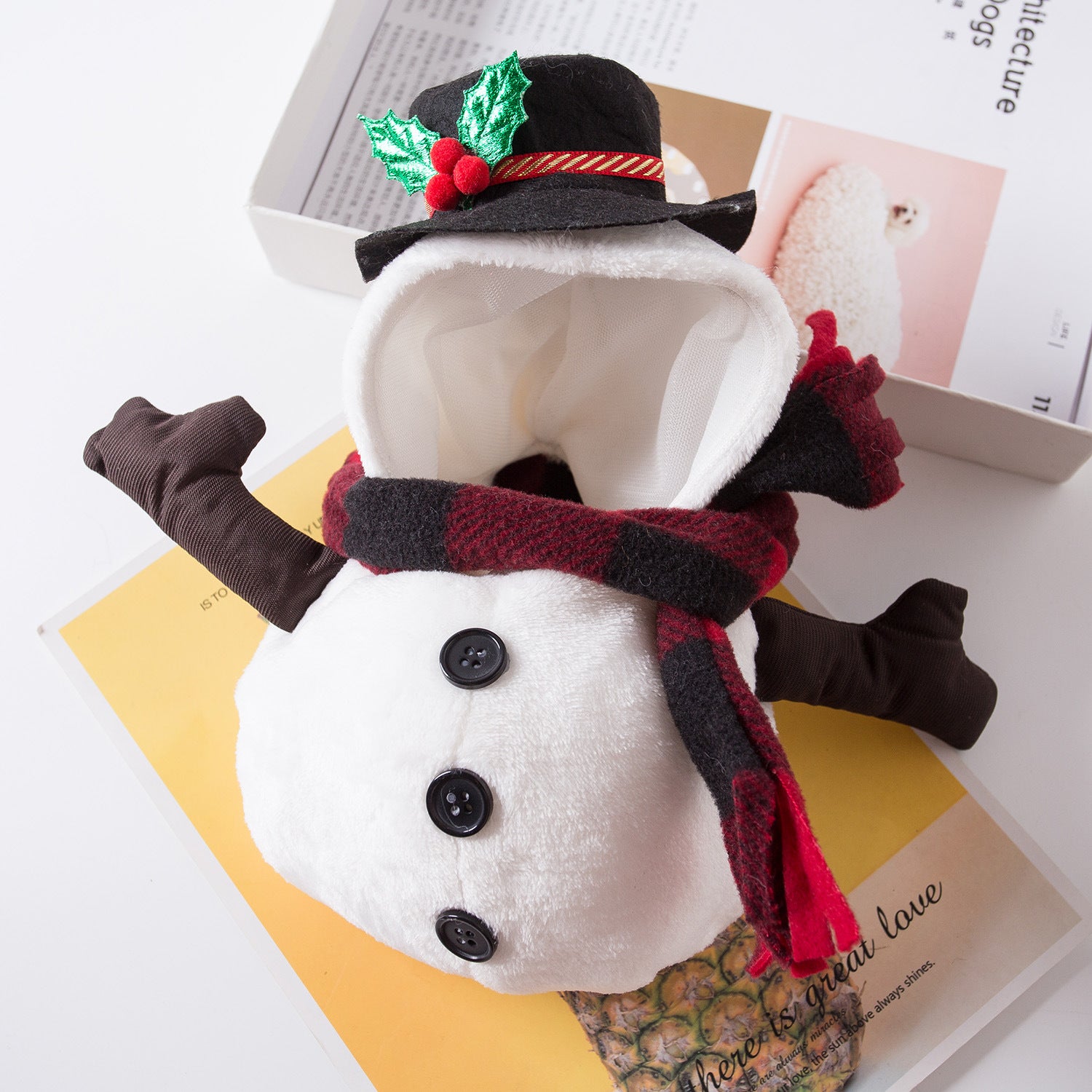 Christmas Pet Snowman Costume