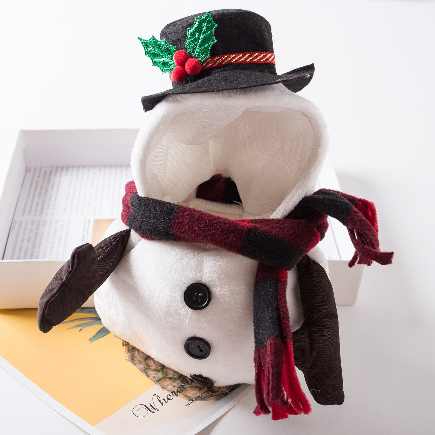 Christmas Pet Snowman Costume