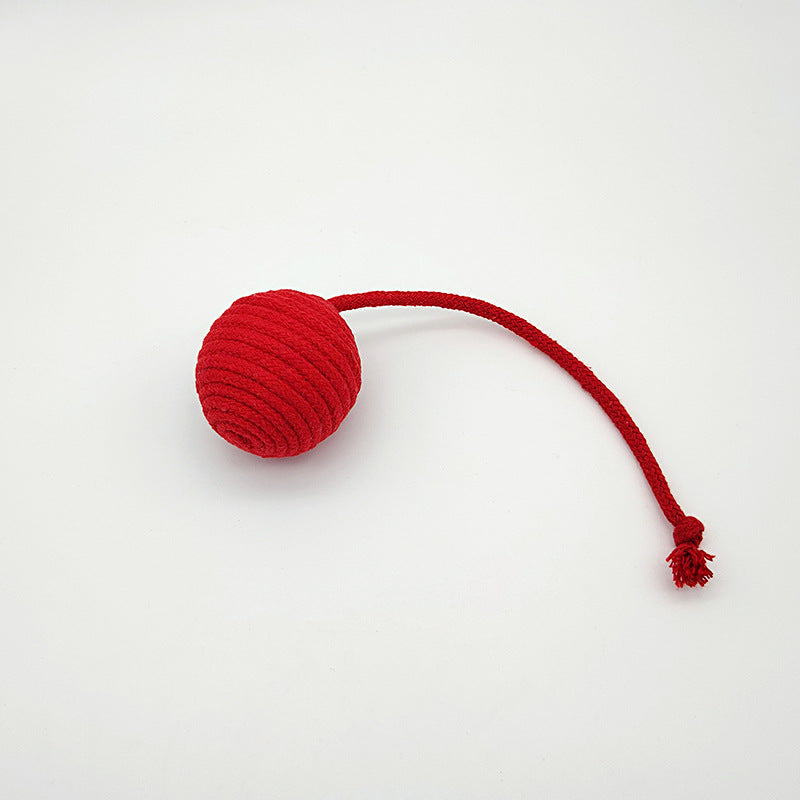 Christmas Rope Ball For Cats