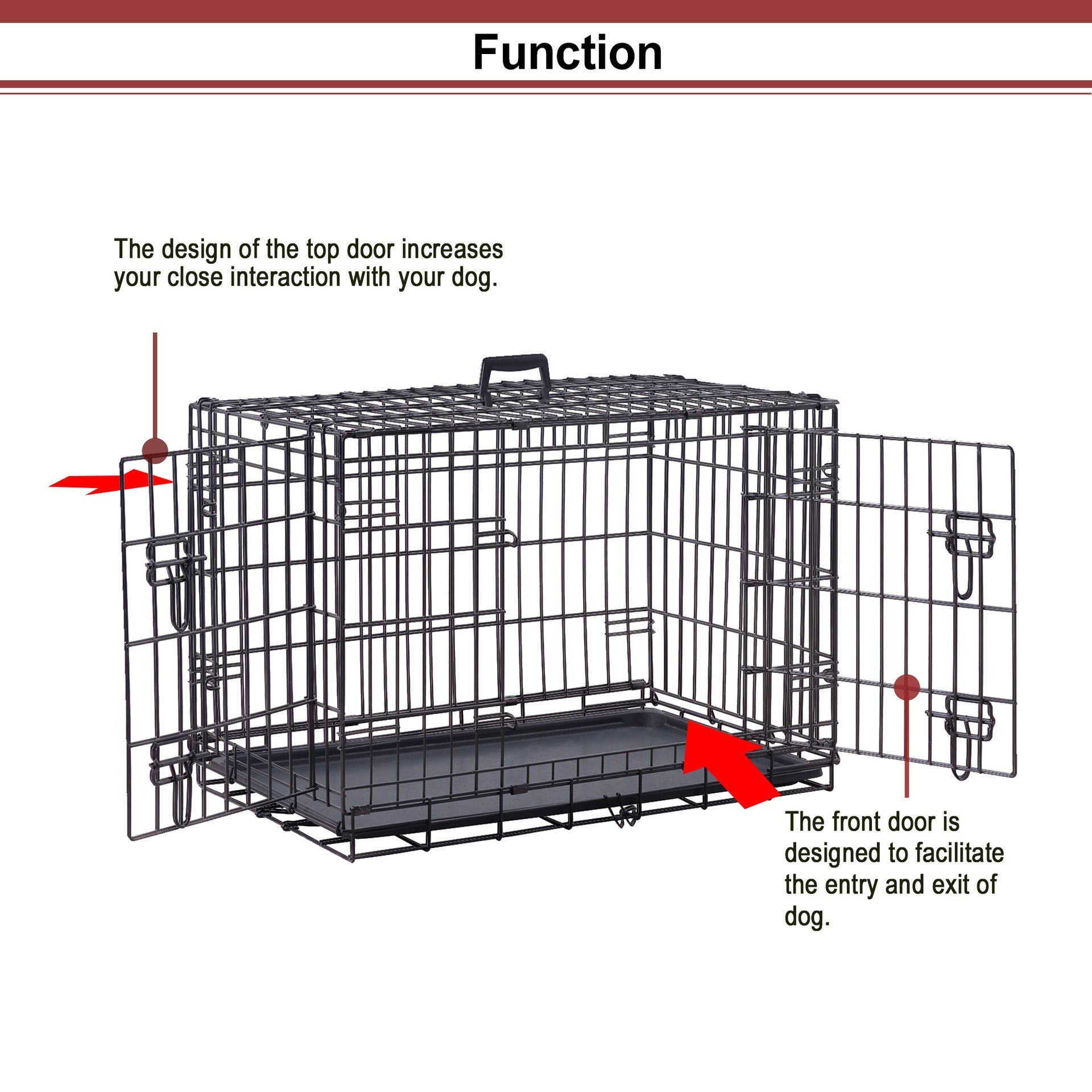 Double Door Pet Crate
