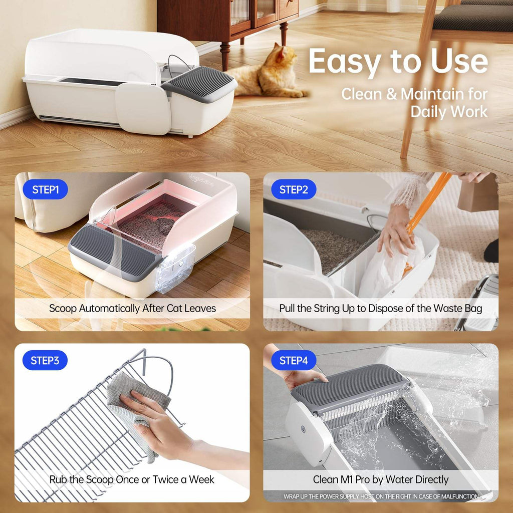 Auto-Cleaning Litter Box
