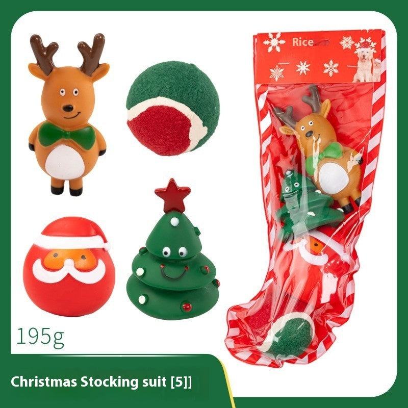 Christmas Bite-Resistant Toy Set