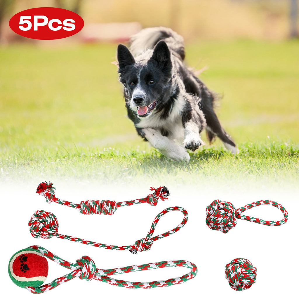 Christmas Rope Toy for Dogs