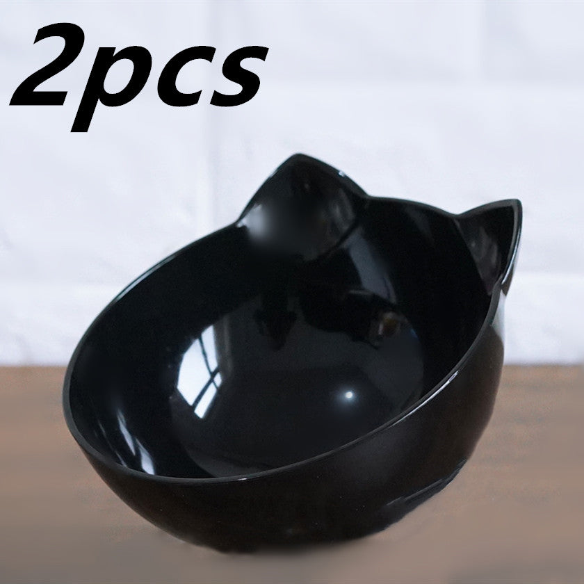 Modern Oblique Pet Feeding Bowls