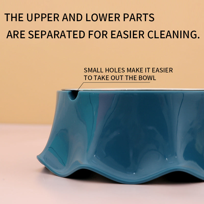 Colored Stainless Steel Feeding Bowls