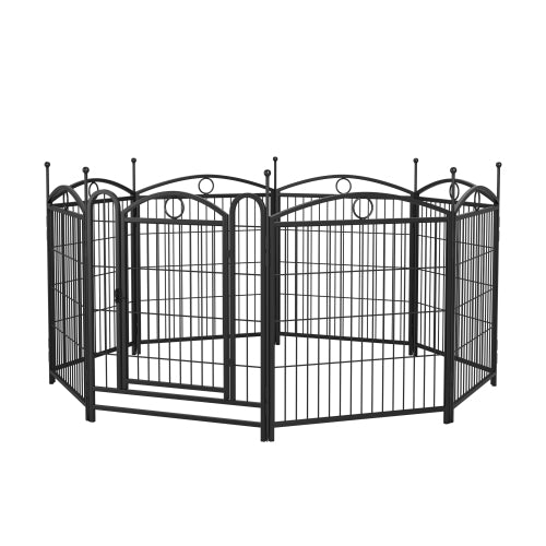 32 Inch 8 Panel Metal Outdoor Pet Playpen