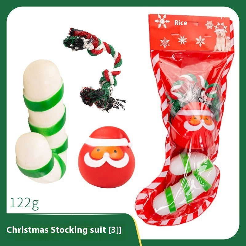 Christmas Bite-Resistant Toy Set
