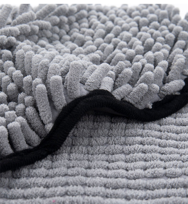 Colored Microfiber Pet Bath Towels