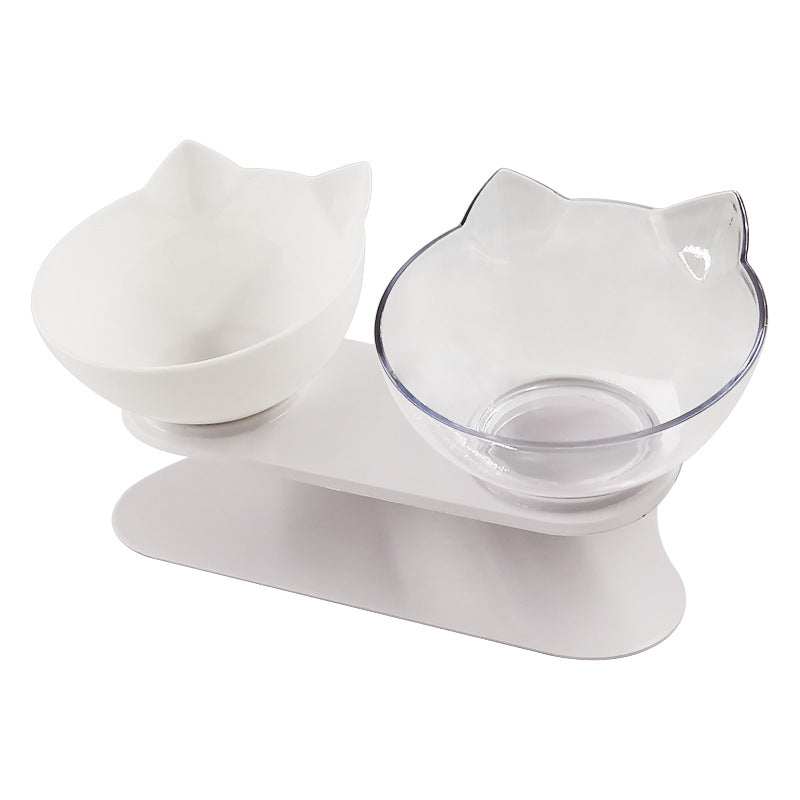 Modern Oblique Pet Feeding Bowls