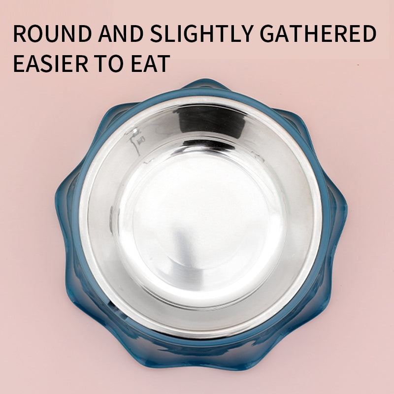 Colored Stainless Steel Feeding Bowls