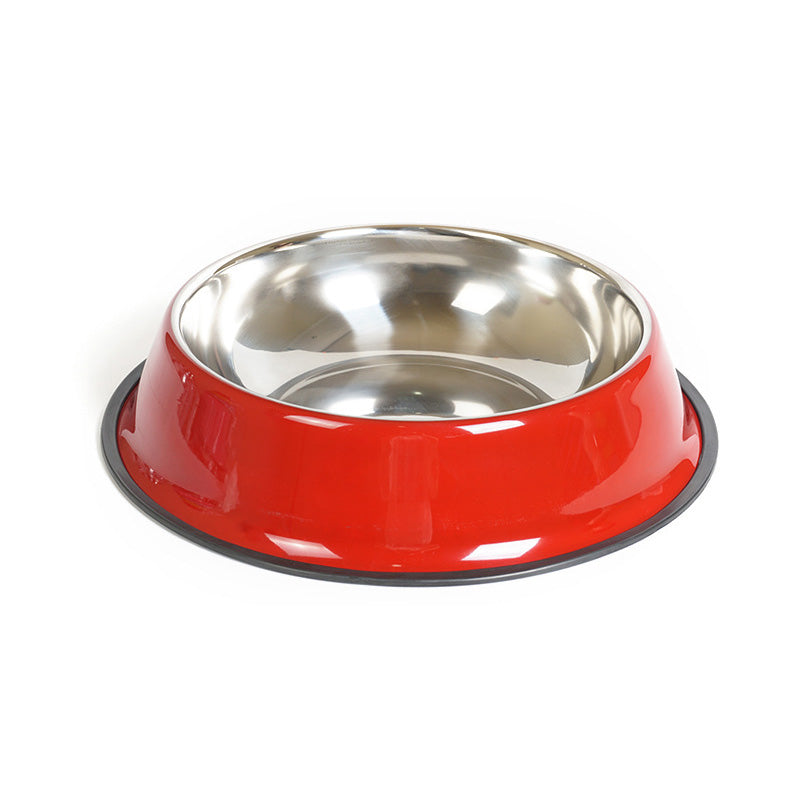 Colored Stainless Steel Feeding Bowls W/ Multiple Sizes