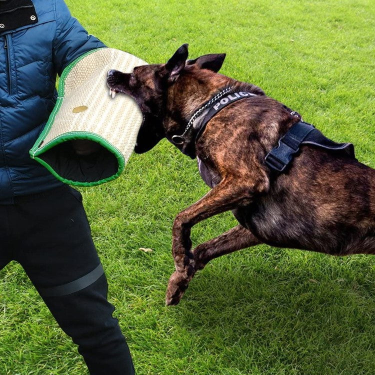 Coarse Linen Sleeve Protector For Dog Training